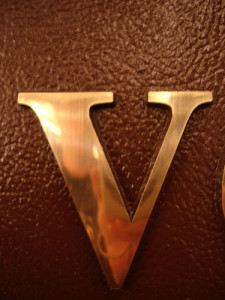 letter v